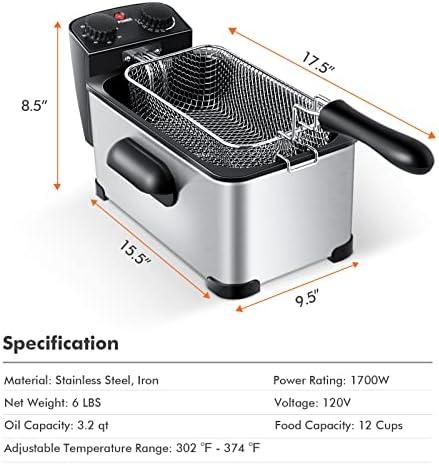 Fry Like Pros: Our Experience​ with COSTWAY's Deep Fryer