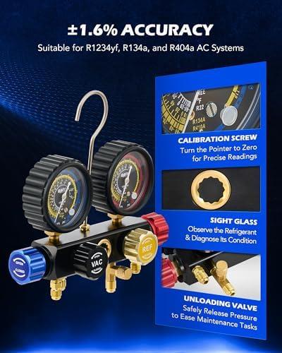 Discovering the Orion Motor Tech 4 Way AC Gauge Set:⁤ A Comprehensive Review