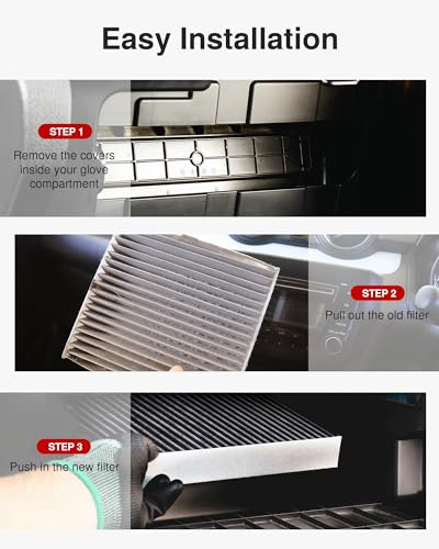 Puroma Activated Carbon Cabin Air Filter for Hyundai KIA Elantra Sonata - Image 7