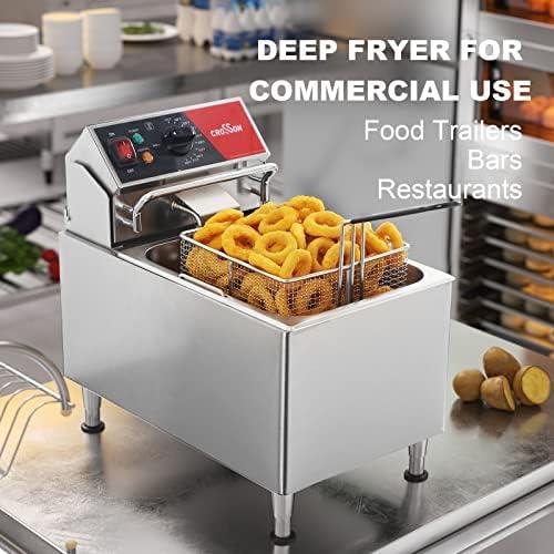 Conquer Kitchen Chaos with Our Electric Deep Fryer!