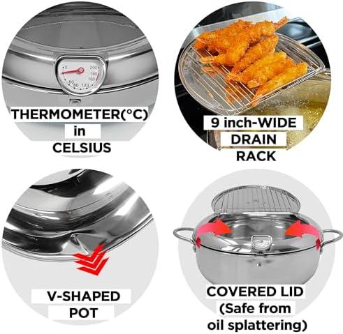 Fry, Share, and Celebrate with Our Spacious Fryer Pot!