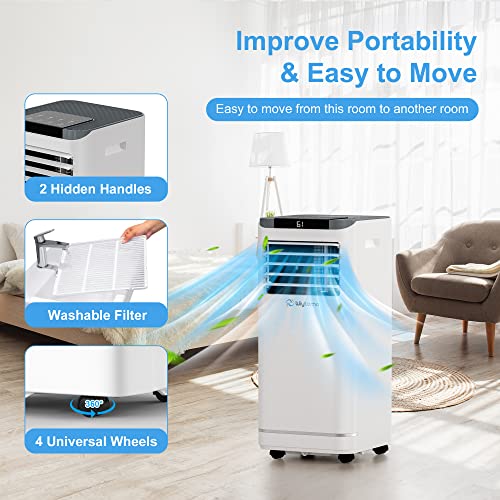 10,000 BTU Portable AC Unit, Heater & Dehumidifier for Rooms up to 450 Sq. Ft. 3 10,000 BTU Portable AC Unit, Heater & Dehumidifier for Rooms up to 450 Sq. Ft. - Image 3