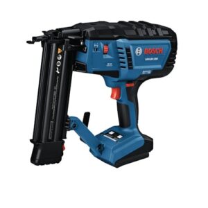 BOSCH GNH18V-18MN 18V Brushless 18-Gauge Brad Nailer - Cordless Power, Fastens up to 2,000 Nails per Charge, One-Handed Activation, Tool-Free Jam Clearing, Double LED Light (Bare Tool)