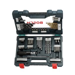 BOSCH MS4091 91-Piece Drilling and Driving Mixed Set with Included Case for Applications in Wood, Metal, Masonry