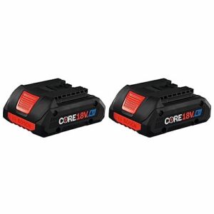 Bosch GBA18V40-2PK 18V CORE18V® Lithium-Ion 4 Ah Advanced Power Battery, 2-Pack