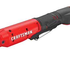 CRAFTSMAN V20 Cordless Ratchet Wrench, 3/8 inch Drive, 300 RPM, up to 35 ft-lbs of Torque, Bare Tool Only (CMCF930B)