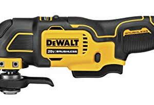 DEWALT ATOMIC 20V MAX* Oscillating Tool, Cordless, Oscillating, Tool only (DCS354B)