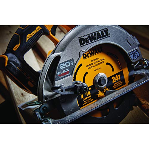 Here's an SEO-friendly, engaging product title:

DEWALT 20V Brushless Cordless 7-1/4" Circular Saw - Powerful Woodworking Tool - Image 8
