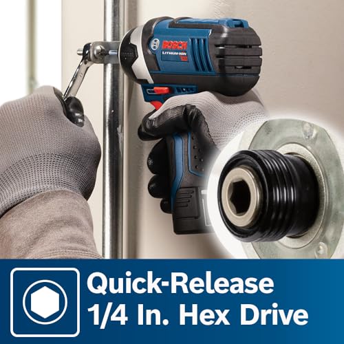 Bosch 12V Max Cordless Combo Kit: Drill/Driver & Impact, Batteries & Case 5 Bosch 12V Max Cordless Combo Kit: Drill/Driver & Impact, Batteries & Case - Image 11