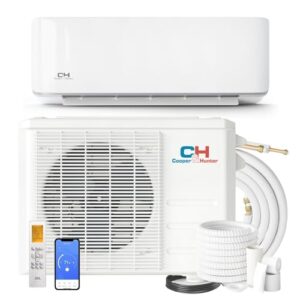 Cooper & Hunter 9,000 BTU, 115V, 25 SEER, Mini Split AC/Heating system Sophia Series with 16ft Installation Kit