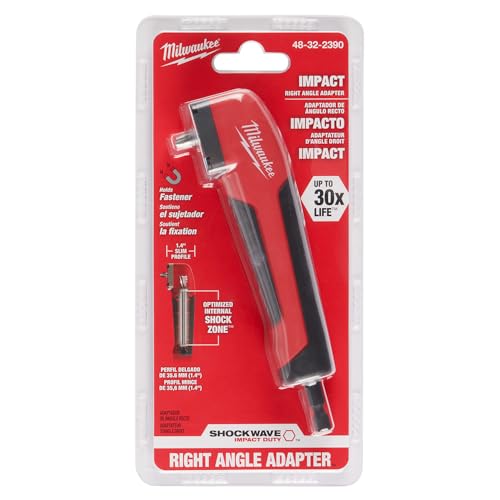 Milwaukee Shockwave Right Angle Drill Adapter - Durable, Compact, Versatile 2 Milwaukee Shockwave Right Angle Drill Adapter - Durable, Compact, Versatile - Image 2