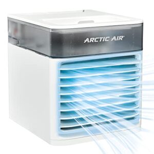 Arctic Air Pure Chill 2.0 Evaporative Air Cooler by Ontel - Powerful, Quiet, Lightweight and Portable Space Cooler with Hydro-Chill Technology For Bedroom, Office, Living Room & More,Blue