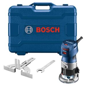 BOSCH GKF125CEK 1.25 Horsepower (Max) Variable-Speed Palm Router Kit with Edge Guide