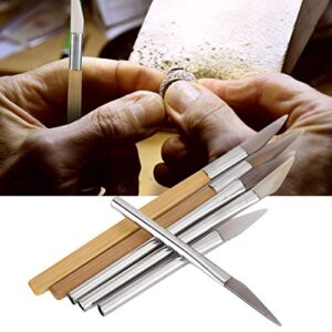 Burnishing Tool, Agate Polishing Burnisher, Agate Knife, Agate Burnisher Polishing Knife Agate Burnisher Set Craft Polishing Tools Carving Precious Metal for Gold Sliver Jewelry Making