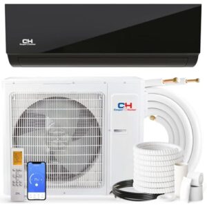 Cooper&Hunter, Olivia Series Midnight Edition, 18,000 BTU, 230V, 24 SEER, Ductless Mini Split AC/Heater with Installation kit