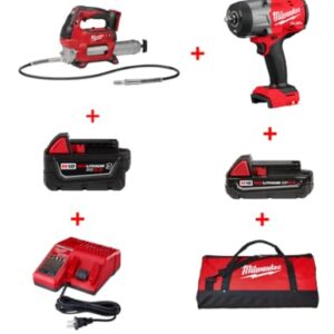 milwaukee tools m18 fuel combo kit 3/8 and 1/2