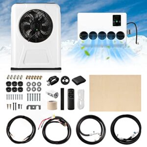 NEKPOKKA 12V DC air conditioner，electric air conditioning unit are applicable to trucks, RVs, buses, agricultural vehicles, campers, etc. 12V split electric air conditioner (12V)