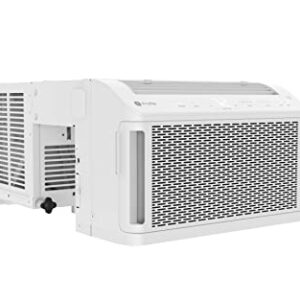 GE Profile ClearView Inverter Window Air Conditioner Unit, 10,300 BTU, U-Shaped Adjustable Depth, Energy Efficient Cooling up to 450 sq ft., Ultra Quiet, SMART Home Capable, Includes Remote, White