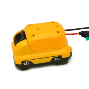 IRONFACE Adapter for DEWALT 12v Max Battery with 30A Fuse, Power Connector, Power Tool Battery Converters， for DIY Electronic Projects Such as 12v Lights Mechanics Motors Cart etc.