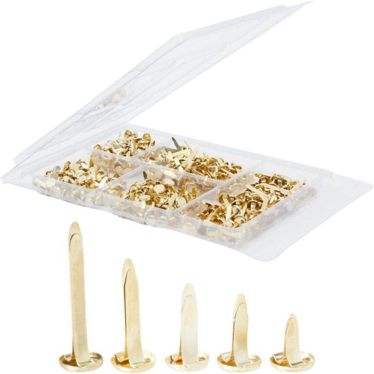 500-Piece Mini Metal Brad Set: The Ultimate Craft Fastener Solution
