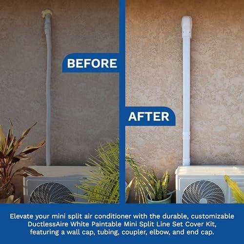 DuctlessAire Mini Split Cover Kit: ​The Ultimate Line Set Disguise