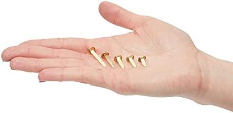 500-Piece Mini metal⁣ Brad ​Set: The Ultimate Craft‌ Fastener Solution