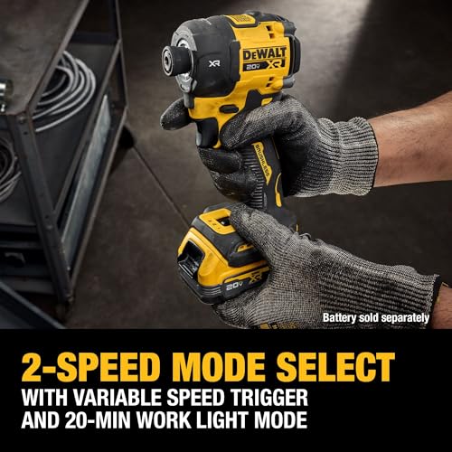DEWALT 20V Quiet Cordless Impact Driver for HVAC Installation Work 3 DEWALT 20V Quiet Cordless Impact Driver for HVAC Installation Work - Image 3
