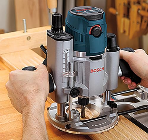 BOSCH Pro Router Kit: 15A Plunge & Fixed-Base Variable Speed Woodworking Tool 4 BOSCH Pro Router Kit: 15A Plunge & Fixed-Base Variable Speed Woodworking Tool - Image 6