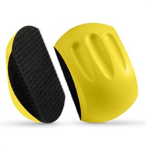 2Pcs Mouse Sanding Blocks for Wood - Mouse Sander Block Auto Body Tools Hand Woodworking Tool Sanding Pads Craftsmen Hand Tools - Autobody Sanding Block for Crafts Woodworking Tools Wood Sander Pads