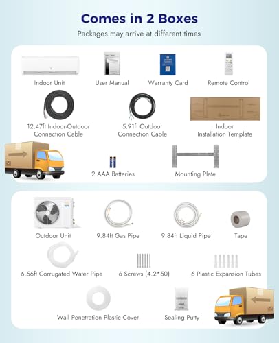 Here's an SEO-friendly, engaging title within 70 characters: Oylus 12000 BTU Mini Split AC Heater - Ductless Energy Efficient System 8 Here's an SEO-friendly, engaging title within 70 characters:
Oylus 12000 BTU Mini Split AC Heater - Ductless Energy Efficient System - Image 8