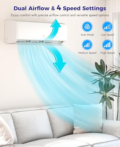 Here's an SEO-friendly, engaging title within 70 characters: Oylus 12000 BTU Mini Split AC Heater - Ductless Energy Efficient System 6 Here's an SEO-friendly, engaging title within 70 characters:
Oylus 12000 BTU Mini Split AC Heater - Ductless Energy Efficient System - Image 6