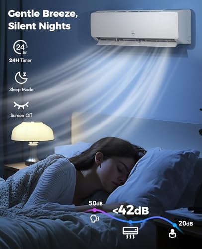 Here's an SEO-friendly, engaging title within 70 characters: Oylus 12000 BTU Mini Split AC Heater - Ductless Energy Efficient System 5 Here's an SEO-friendly, engaging title within 70 characters:
Oylus 12000 BTU Mini Split AC Heater - Ductless Energy Efficient System - Image 5