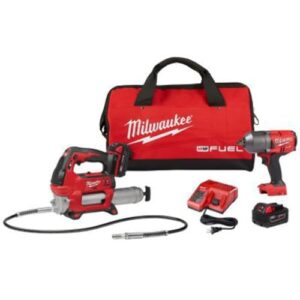 milwaukee tools grease gun 18 volt combo kit