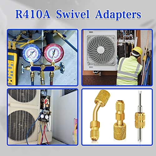 Here's an optimized title: R410A Mini Split HVAC Adapter Kit - Professional AC Service Connections 6 Here's an optimized title:
R410A Mini Split HVAC Adapter Kit - Professional AC Service Connections - Image 6