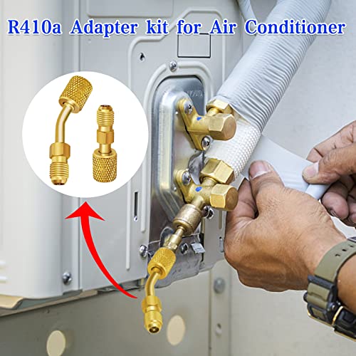 Here's an optimized title: R410A Mini Split HVAC Adapter Kit - Professional AC Service Connections 5 Here's an optimized title:
R410A Mini Split HVAC Adapter Kit - Professional AC Service Connections - Image 5