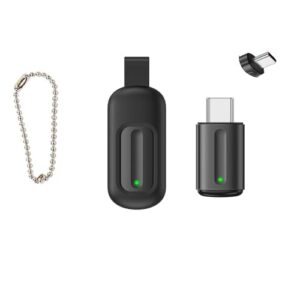 5S Mini Smartphone IR Remote Controller Adapter for Smart Phone Mini Infrared Universal Control All in One Air Conditioner/TV/DVD/STB (BlackType-C)