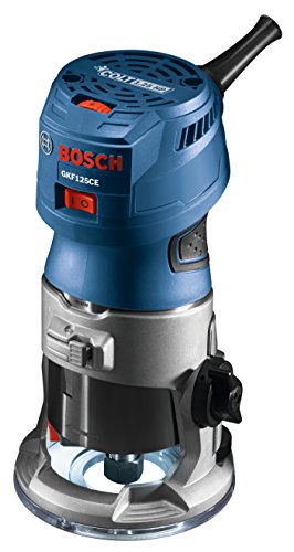 Variable Speed Palm Router 1.25 HP Bosch GKF125CEN for HVAC Work 1 BOSCH GKF125CEN 1.25 HP (Max) Variable-Speed Palm Router Tool