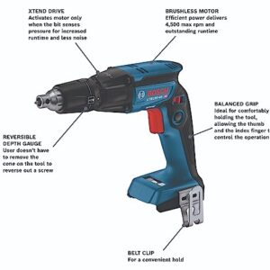 BOSCH GTB18V-45N 18V Brushless 1/4 In. Hex Screwgun (Bare Tool)