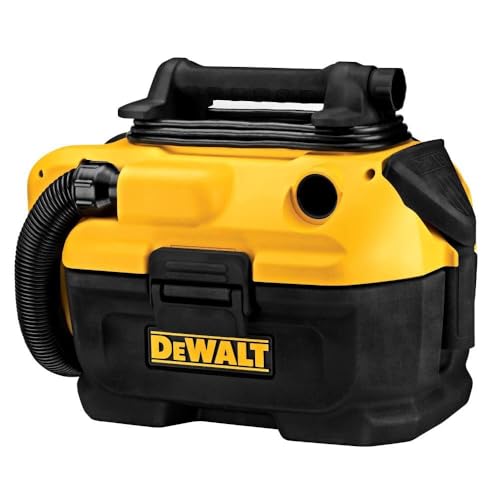 DEWALT 20V Cordless Wet Dry Vacuum for HVAC Contractors Tool Only 1 DEWALT 20V MAX Wet/Dry Vacuum, Cordless and Corded, Versatile Power Source, Portable Shop Vacuum, Tool Only (DCV581H)