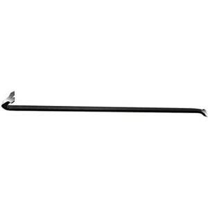 Edward Tools Gooseneck Wrecking Bar - Extra strength drop forged steel pry bar for easier demolition - Gooseneck for added ripping bar leverage - Nail puller end/chisel end - Rust proof (30 Inch)