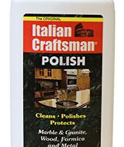 Granite and Marble Polish - Cleans and Protects - Italian Craftsman 16 oz