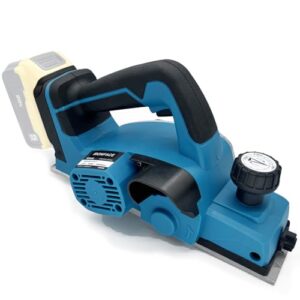 IRONFACE Cordless Brushless Electric Planer for Dewalt 20V Battery(No Battery,Tool Only) 15000 RPM Power Wood Planer for Woodworking, Carpentry, and Home DIY - Includes Blades and Edge Guide