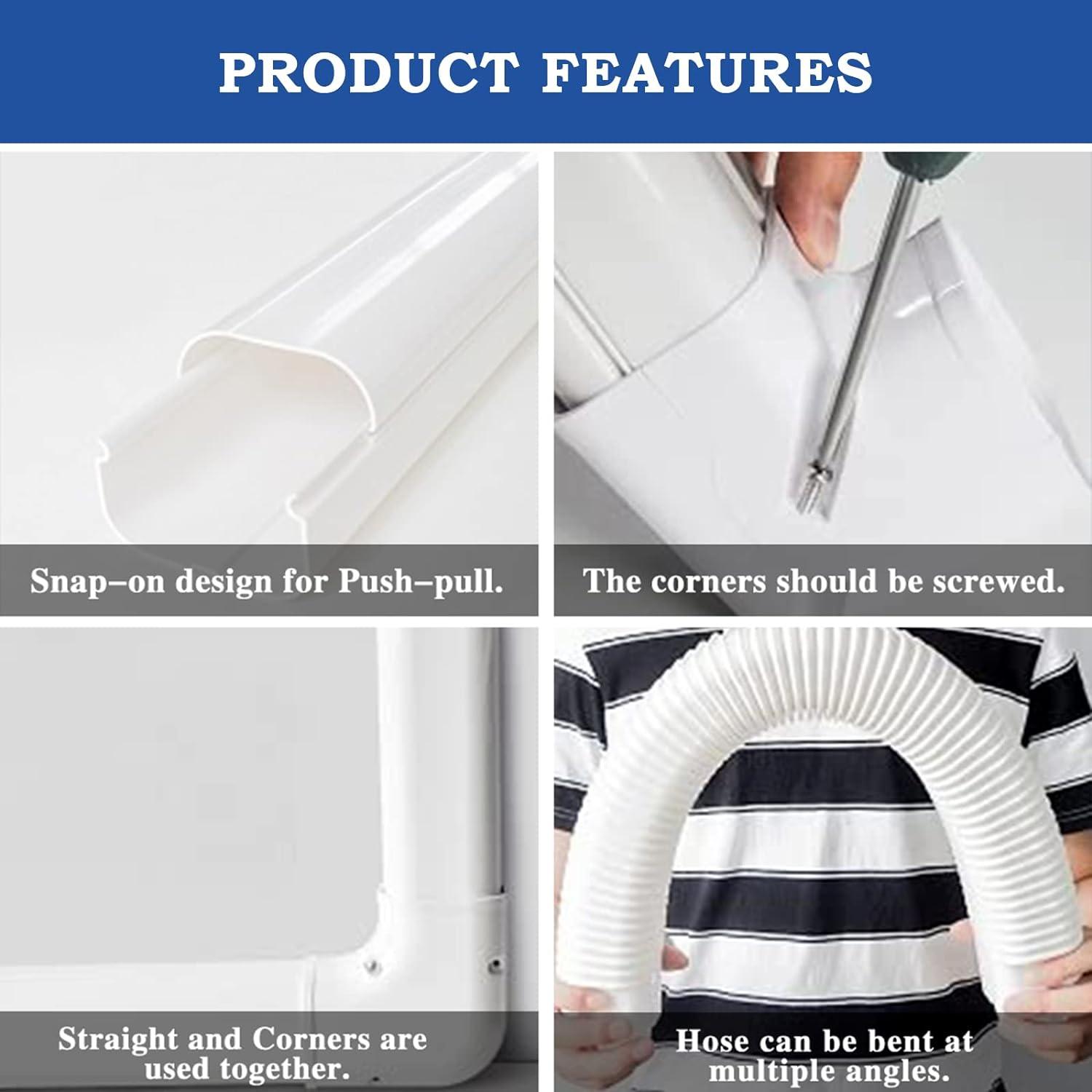 LyPrem PVC ‍Line Cover Kit: Sleek ⁣Protection‌ for Your⁣ Mini Split AC
