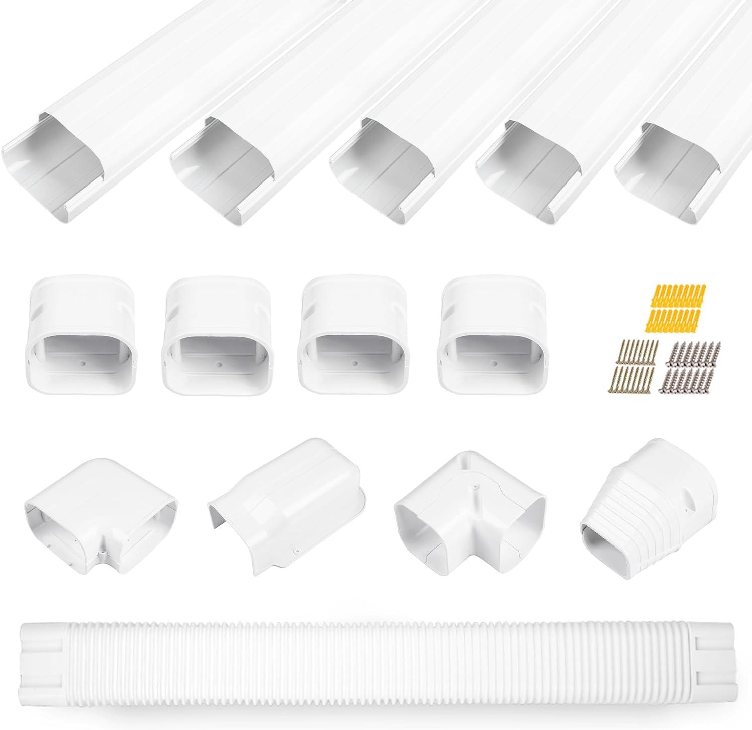 LyPrem PVC⁤ Line Cover Kit: Sleek⁢ Protection for Your Mini Split AC