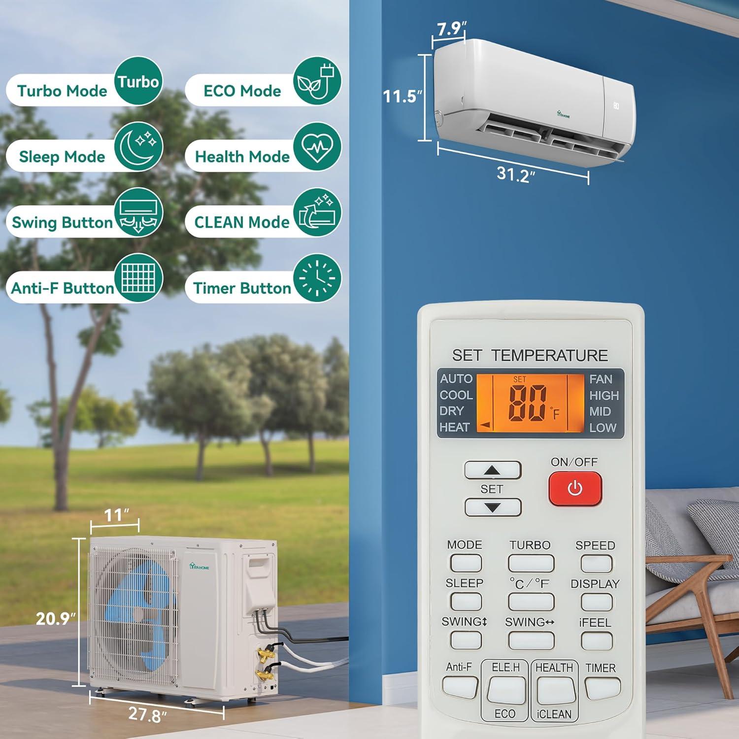 YITAHOME ‌12000 BTU ⁤Mini Split: Smart Climate Control That Goes Above and⁣ Beyond