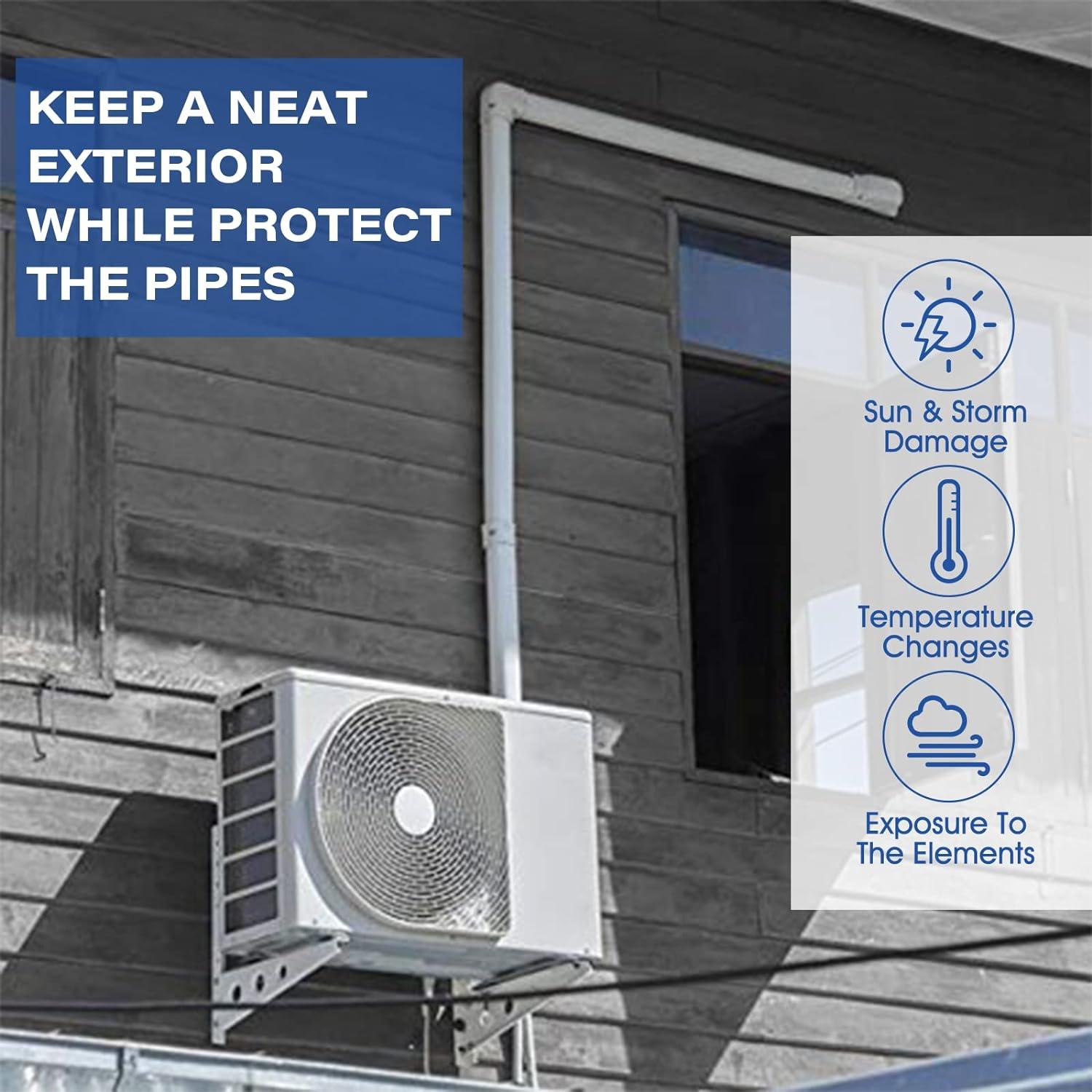 LyPrem PVC Line Cover Kit: Sleek ‍Protection for Your Mini Split AC