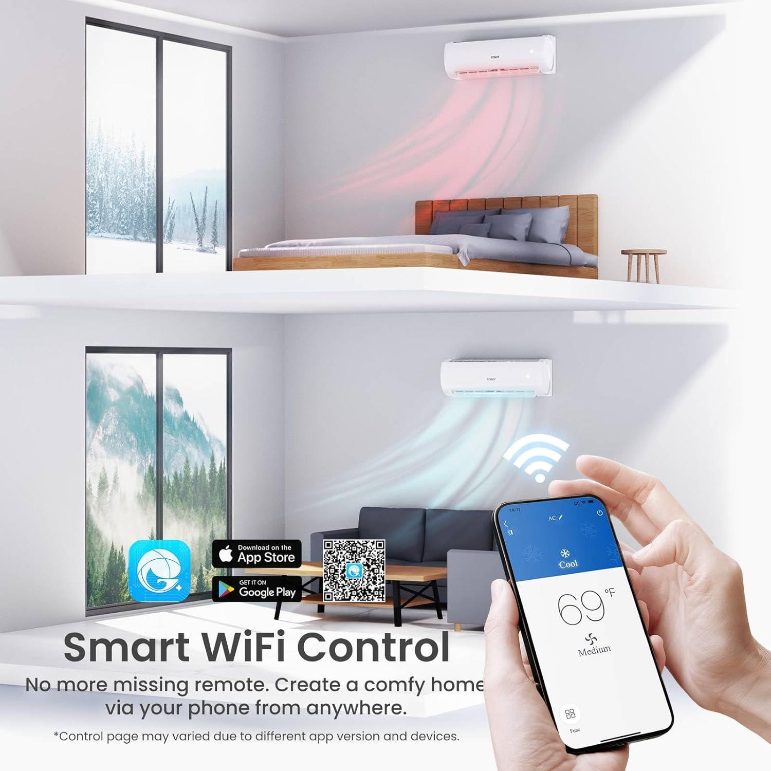 TOSOT Muse Dual-Zone Mini Split: Smart Climate Control That slashes Energy​ Bills
