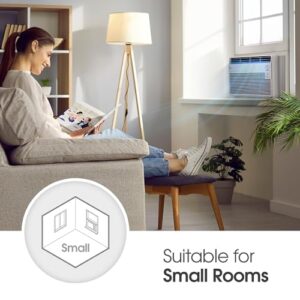 LG LW5024X Window Air Conditioner, for Small Room (150 Sq.Ft), Quiet Operation, 115V, 5,000 BTU, White