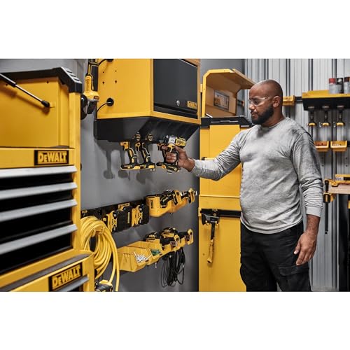 DEWALT Tool Organizer Holster: Metal Rail Mount, Workshop Storage System 3 DEWALT Tool Organizer Holster: Metal Rail Mount, Workshop Storage System - Image 3