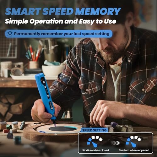 Cordless Mini Rotary Tool Kit: 69 Accessories, Variable Speed, Type-C Charging - Image 3